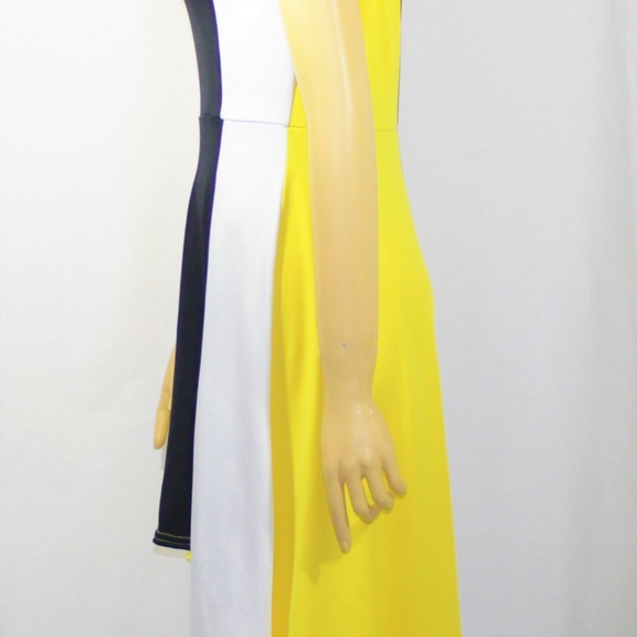 High Low Color Block Dress - Picture 2 of 3